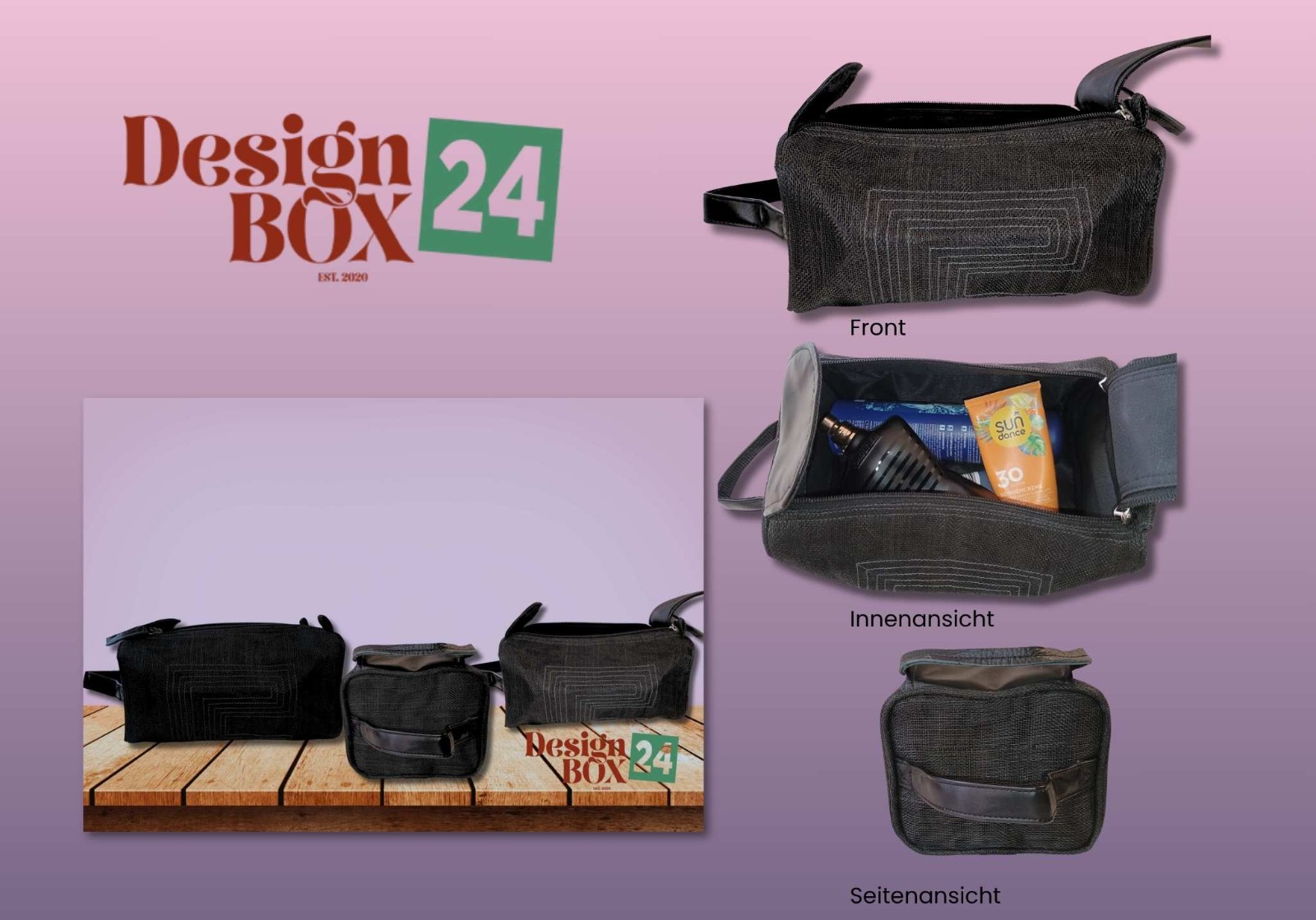  »Kulturbeutel aus Moskitonetz«             