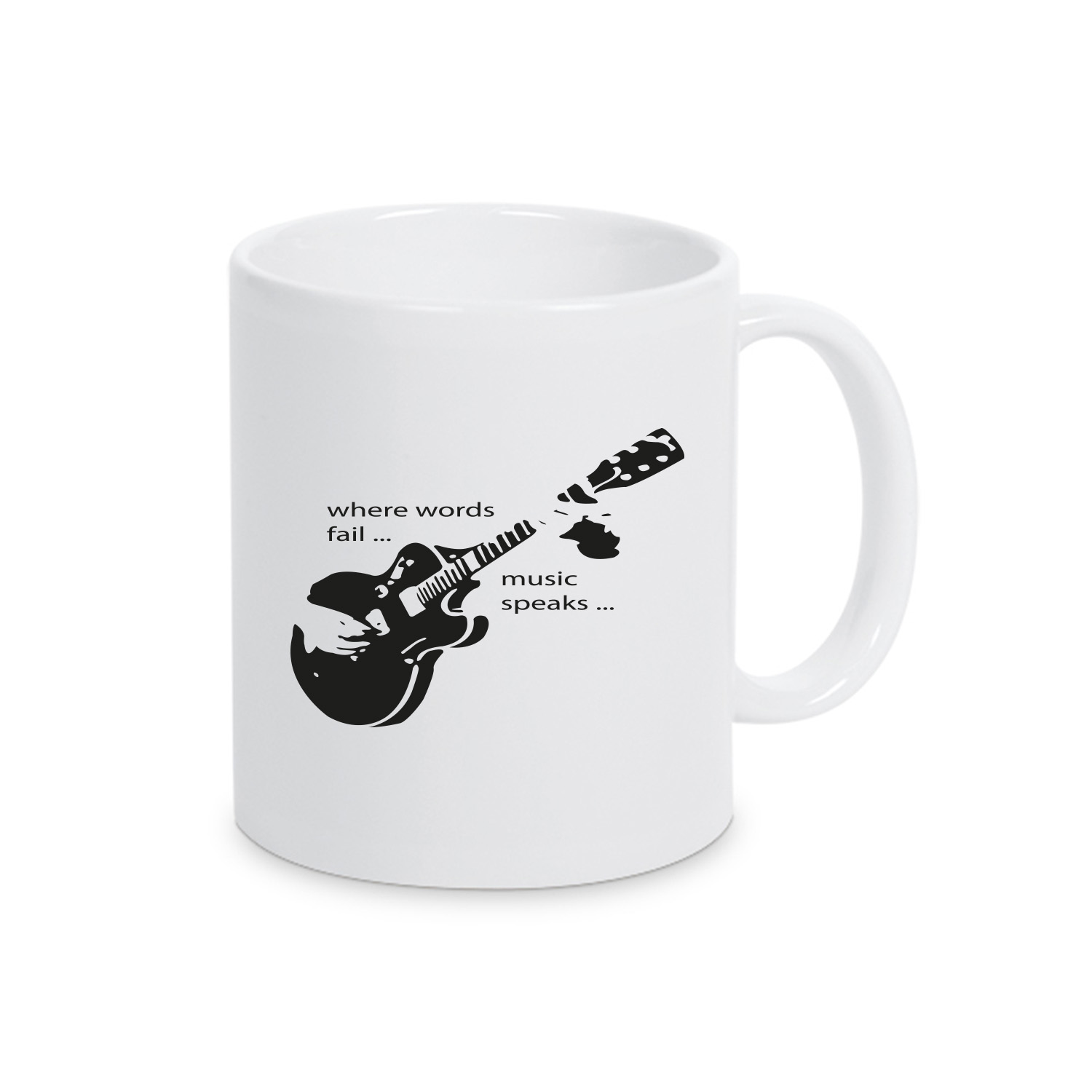 Tasse »Music speaks«             